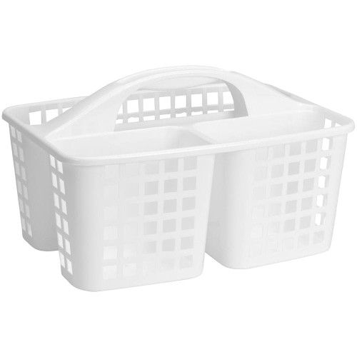 Koszyk organizer na akcesoria detergenty z rączką biały Deco4Home (1).jpg