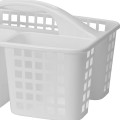 Koszyk organizer na akcesoria detergenty z rączką biały Deco4Home (6).jpg