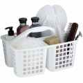 Koszyk organizer na akcesoria detergenty z rączką biały Deco4Home (2).jpg
