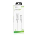 Kabel USB - USB typ C 1m biały VA0056 Vayox opakowanie.jpg