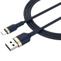 Kabel USB - microUSB 1m premium line VA0058 Vayox skos.jpg