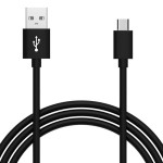 Kabel USB - Micro USB 1m czarny 2A LB0067 Black LIBOX