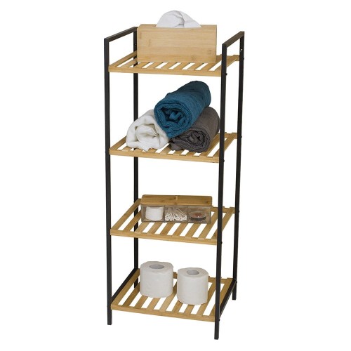 Regał łazienkowy 4-poziomowy 33x38x95 cm bambus Deco4Home.jpg
