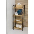 Regał łazienkowy 4-poziomowy 33x38x95 cm bambus Deco4Home-2.jpg
