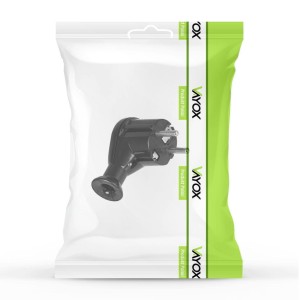 Wtyczka kątowa rozbieralna Uni-Schucko , 2p+Z Schuko 16A , 250V WT-50 czarny VAYOX