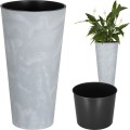 Doniczka Tubus slim Beton Effect - beton DTUS150E-422U Prosperplast (1).jpg
