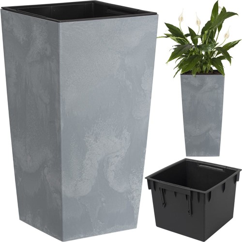 Doniczka Urbi square Beton Effect - beton DURSE-422U Prosperplast (1).jpg