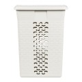 Kosz na bieliznę Cotton 35L 1411 biel antyczna Branq eko.jpg