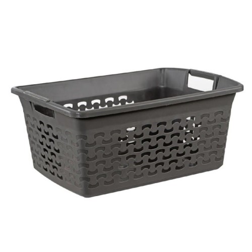 Kosz do magla Cotton 30 L 1415 ciemno-szary melanż Branq.jpg